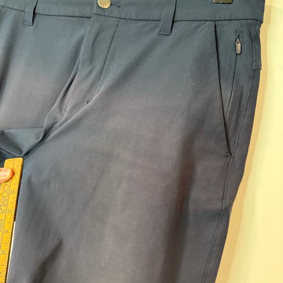 Lululemon Men's Commission Shorts Slim Warpstreme 8" Navy Blue Size 30 - Picture 5 of 8